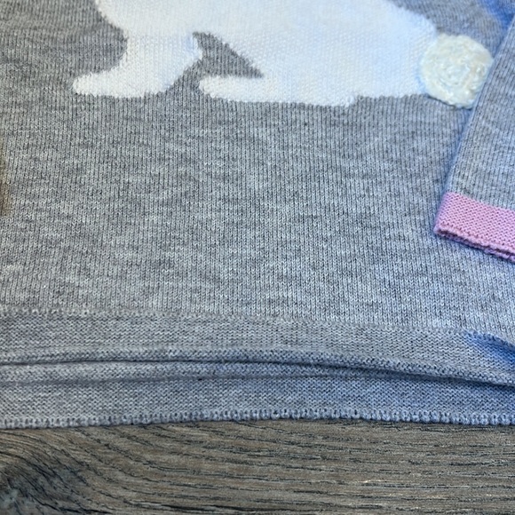 Baby Boden Bunny Sweater - Picture 4 of 5